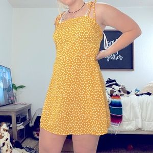 Yellow Floral Dress